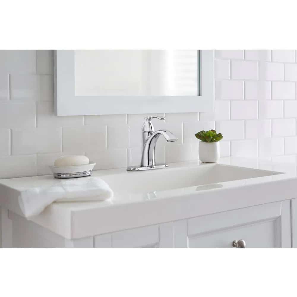 Glacier Bay Edgewood Single Handle Bath Faucet In Chrome