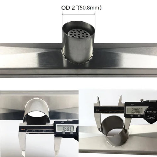 24'' W Linear Grid Shower Drain Neodrain