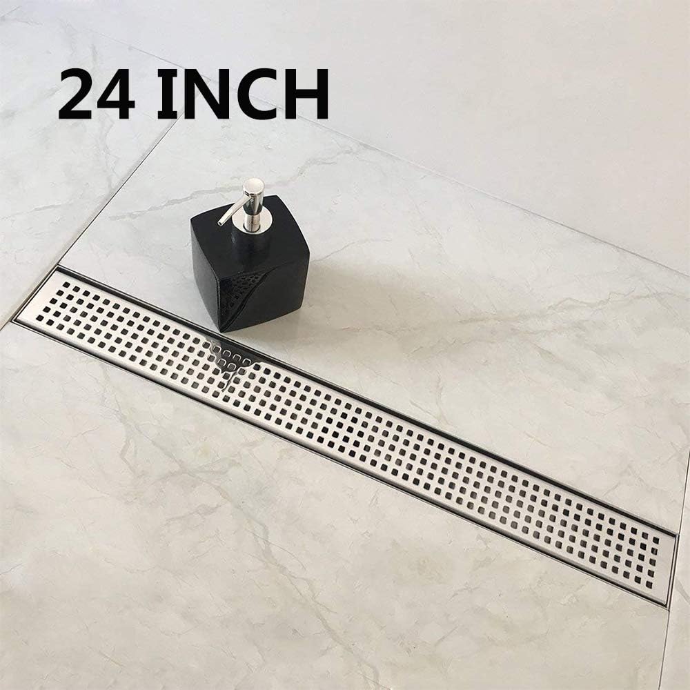 Linear Shower Drain 24-Inch In Polished