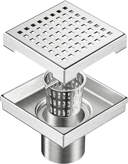 Neodrain 4-Inch Square Shower Drain Neodrain