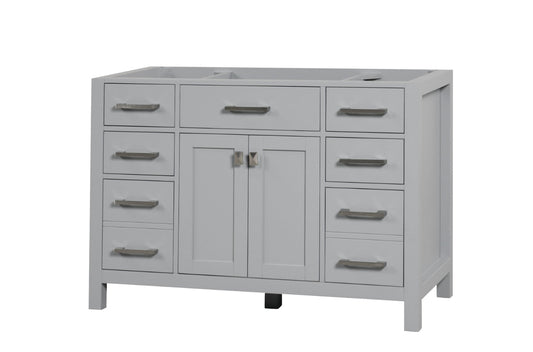 London 47.5 Inch- Single Bathroom Vanity in Metal Gray ER VANITIES