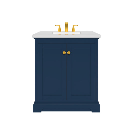 Marietta 29.5 inch Bathroom Vanity in Blue- Cabinet Only Atlanta Vanity & Bathworks