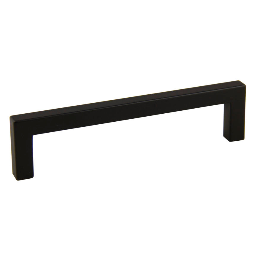 Pacific Home Decor P-87227.SN Modern Square Pull 128mm Matte Black