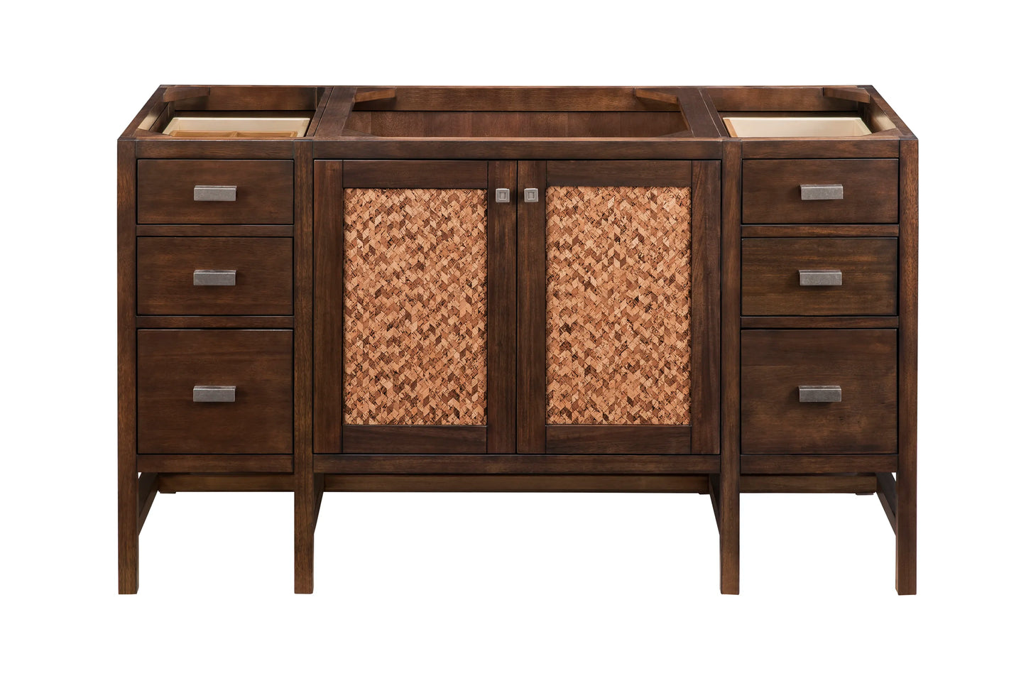 Addison 60" Single Vanity Cabinet, Mid-Century Acacia, view 3