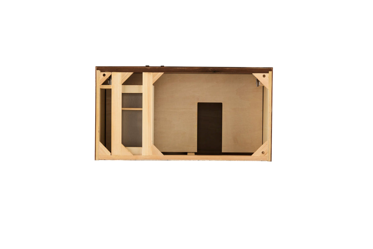 Linear 36" Single Vanity Cabinet, Mid-Century Walnut, view 2
