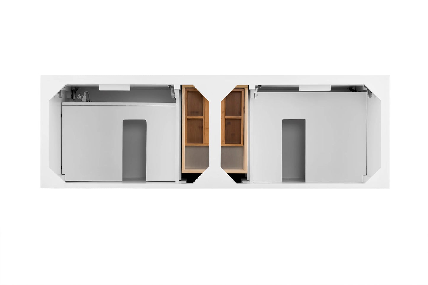 Renovate for Less Atlanta Palisades 72" Double Vanity Cabinet, Bright White, view 2