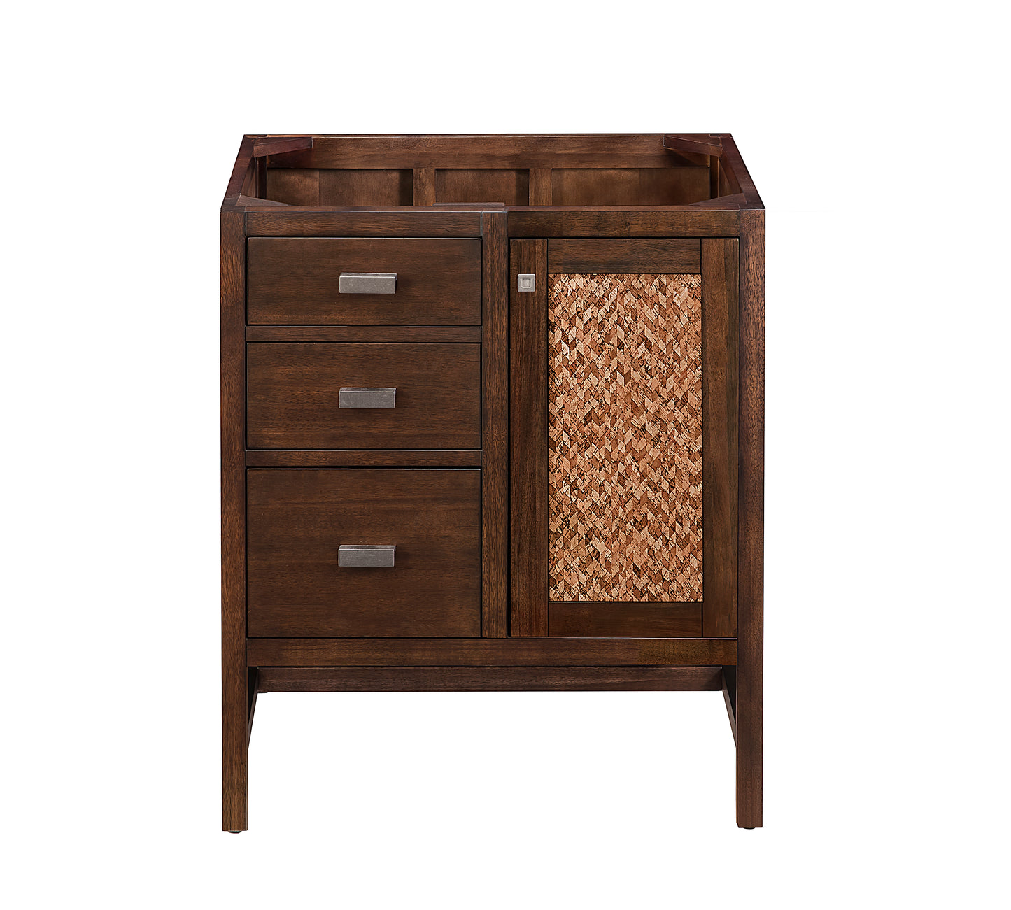 Renovate for Less Atlanta Addison 30" Single Vanity Cabinet, Mid-Century Acacia