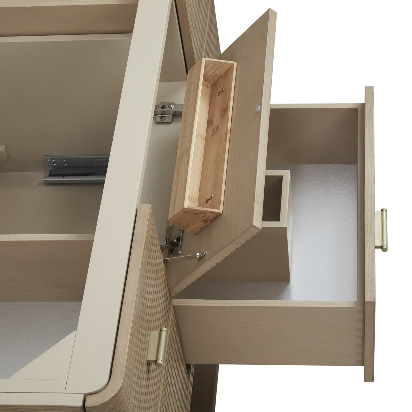 Renovate for Less Atlanta Lucian 48" Single Vanity, Pebble Oak