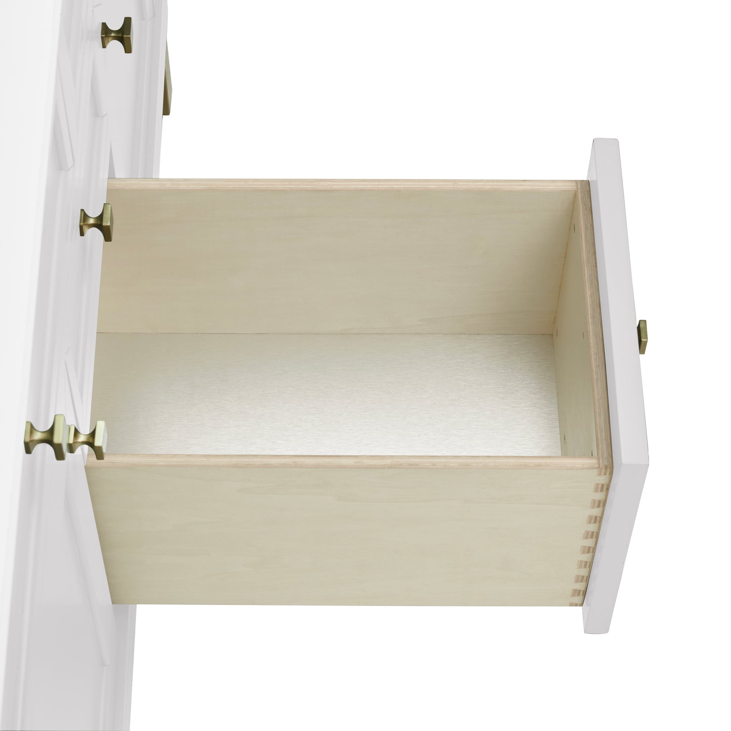 Renovate for Less Atlanta Chicago 48" Single Vanity, Glossy White, w/ 3 CM Carrara Marble Top