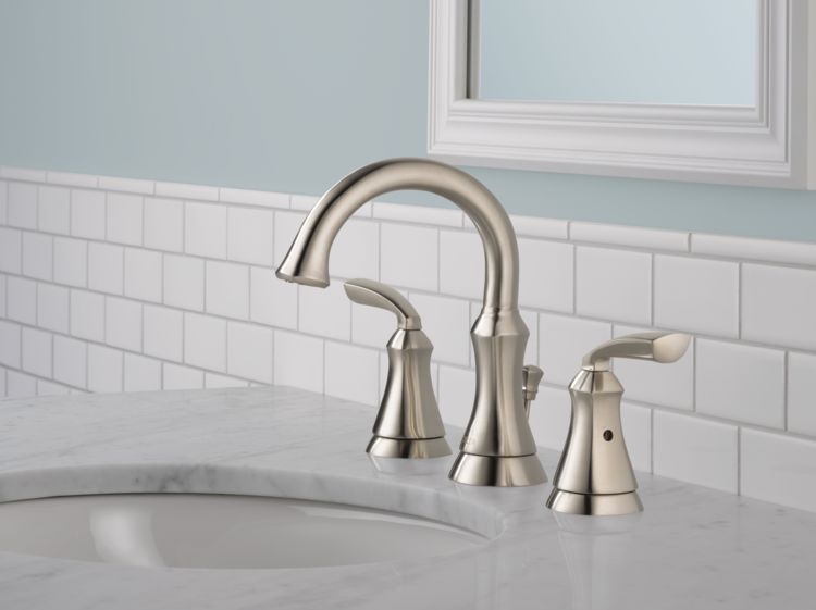 MANDARA Two Handle Widespread Bathroom Faucet In B.N