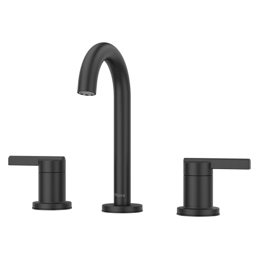 Brislin 8" Widespread Bath Faucet Matte Black