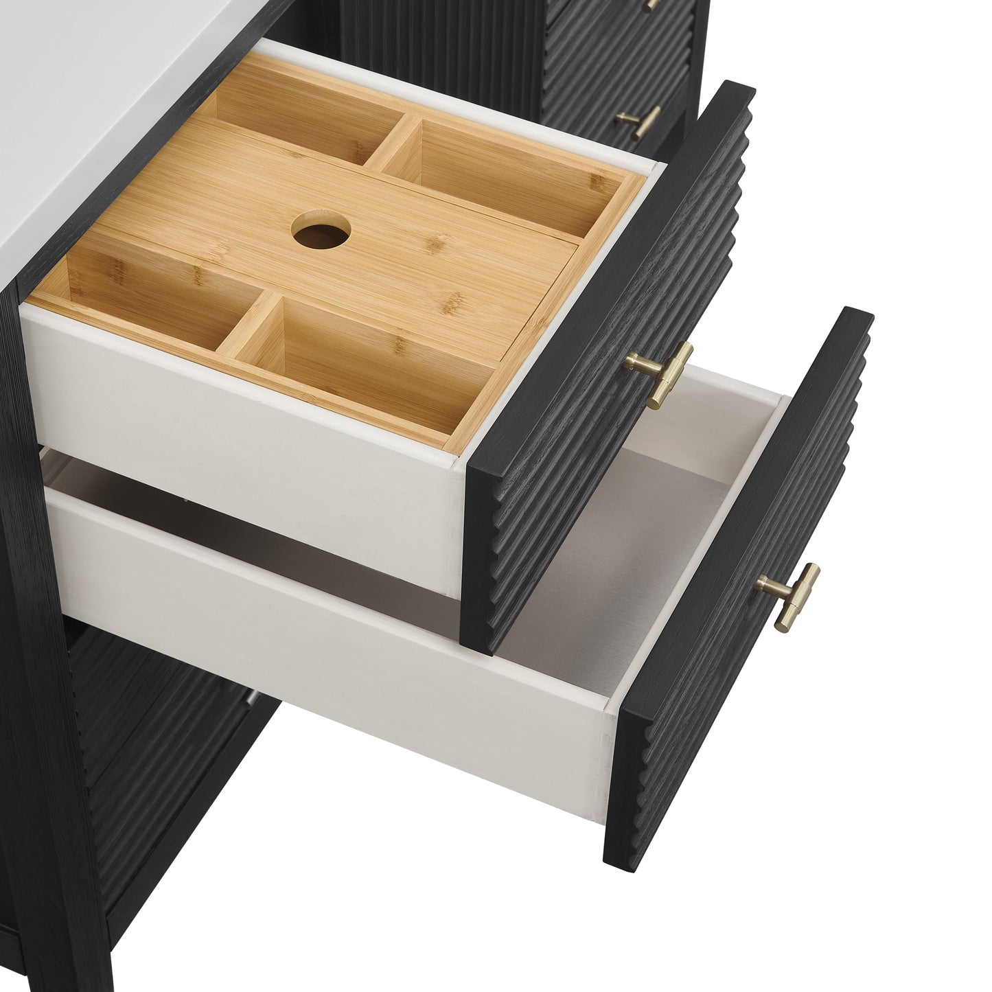 Renovate for Less Atlanta Myrrin 48" Single Vanity, Carbon Oak