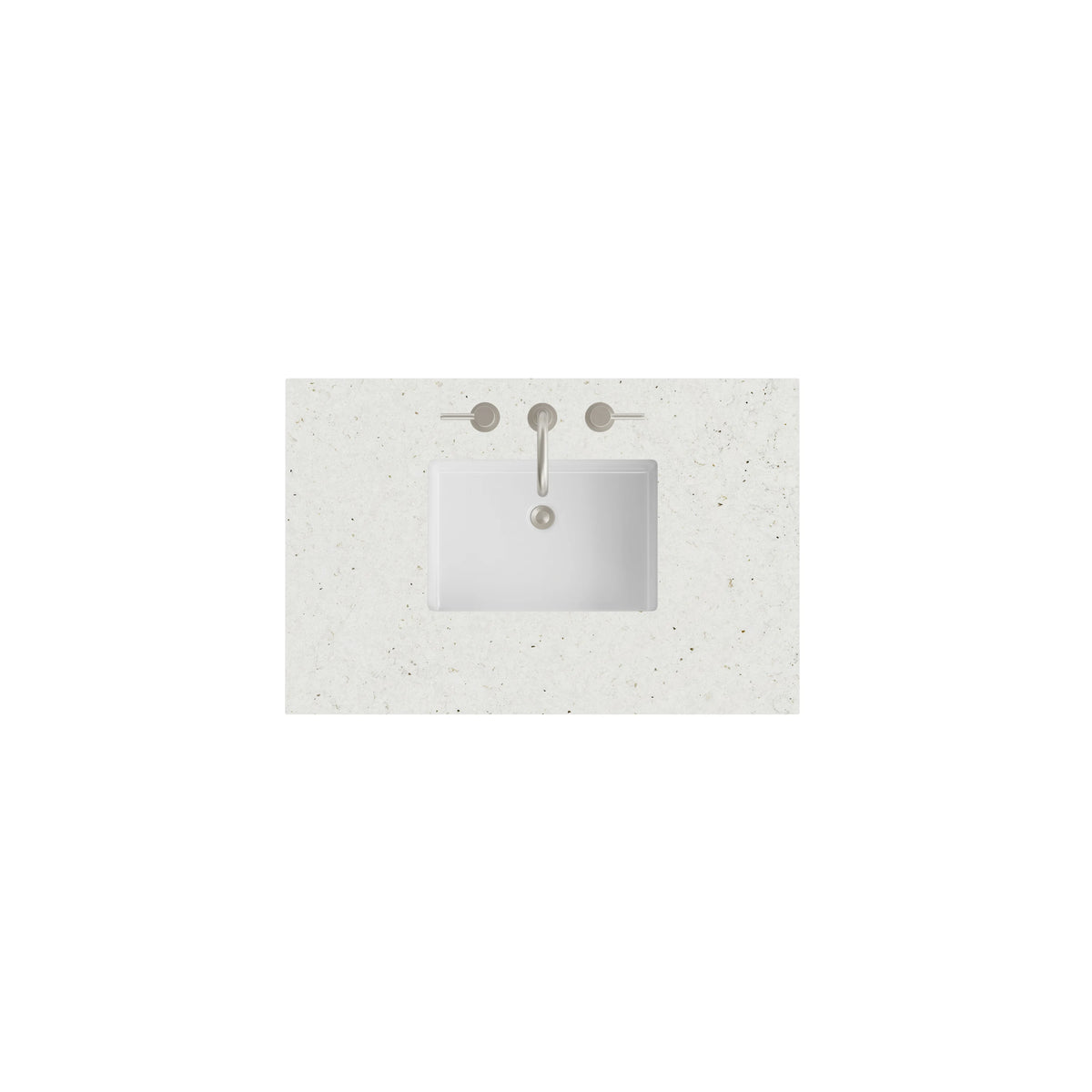 36" Single Top, 3 CM Lime Delight Silestone w/ Sink