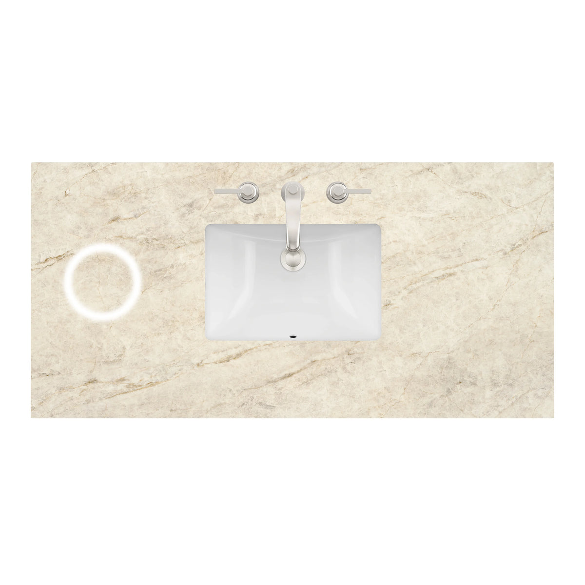 48" Single Top, 3CM Tajnar Eclos w/ Sink & FreePower Wireless Charger