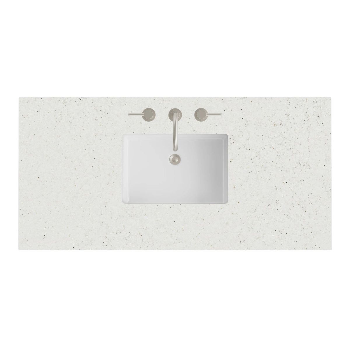 48" Single Top, 3 CM Lime Delight Silestone w/ Sink