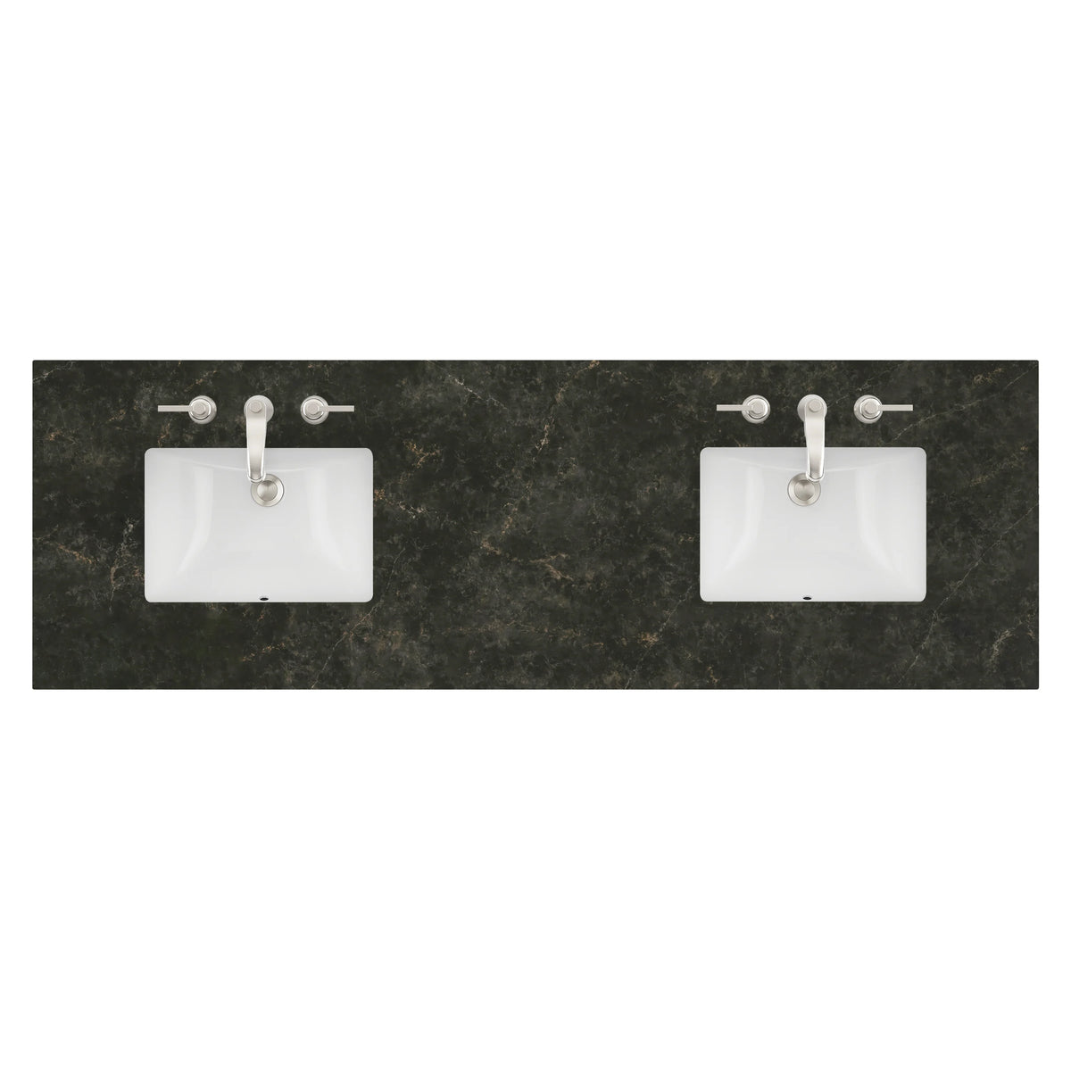 72" Double Top, 3CM Phantome Eclos w/ Sink