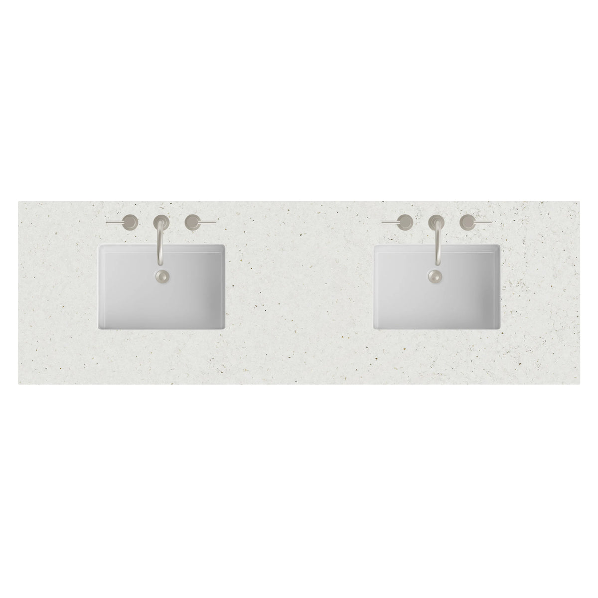 72" Double Top, 3 CM Lime Delight Silestone w/ Sink