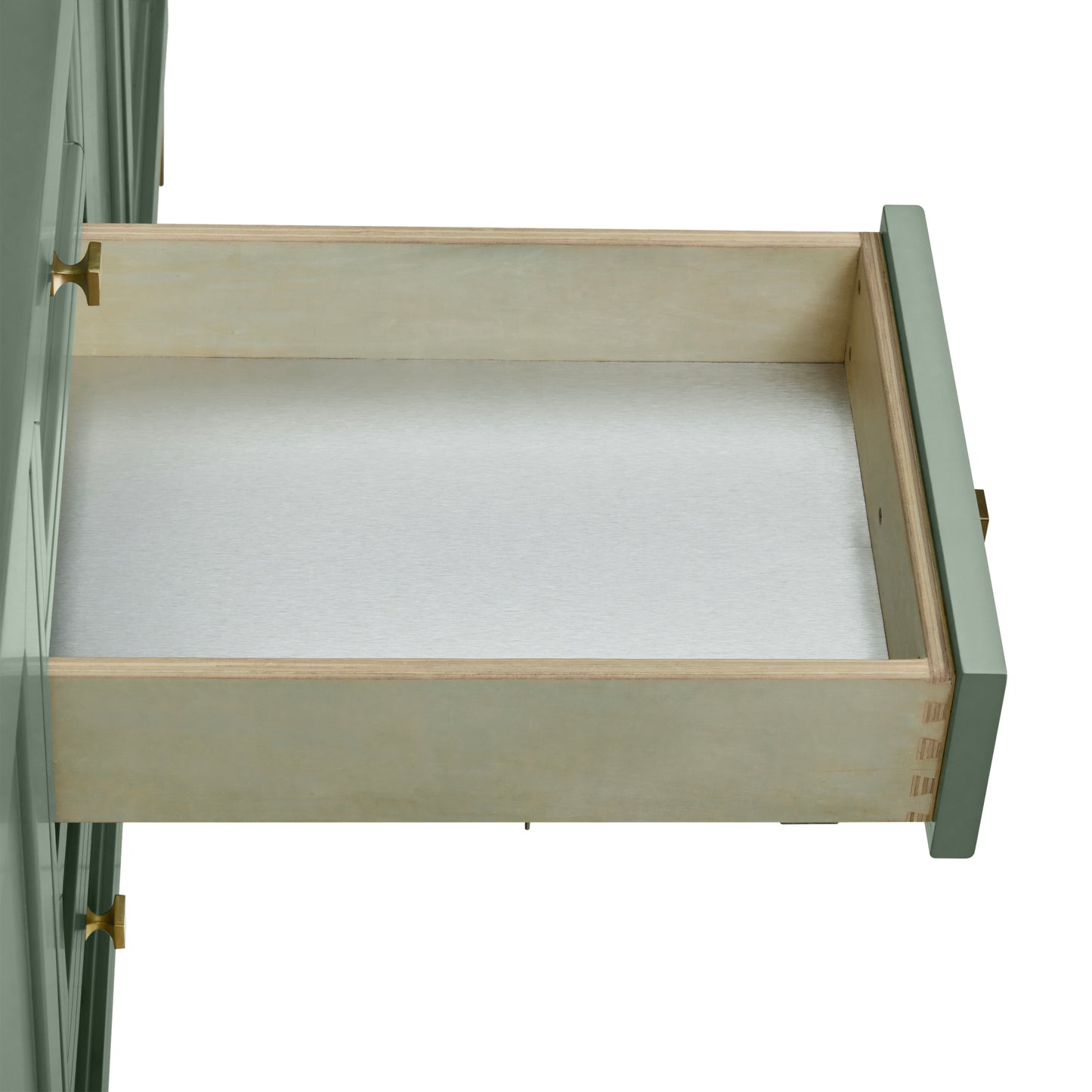 Renovate for Less Atlanta Chicago 72" Double Vanity, Smokey Celadon, w/ 3 CM Eternal Jasmine Pearl Silestone® Top