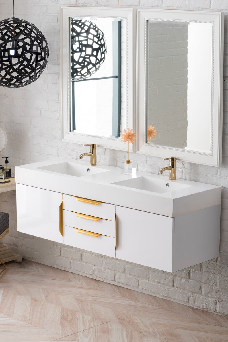 Mercer Island Single Wall Mounted Bathroom Vanity Cabinet with