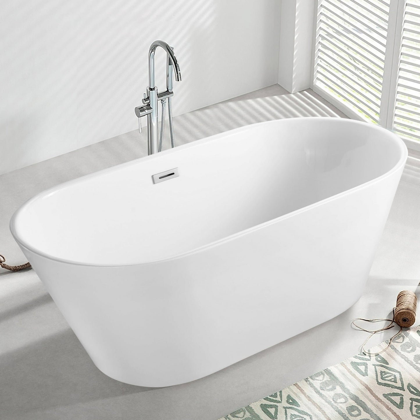 Stand Alone Tub near me Trish 59 Inch Freestanding Tub Ethan Roth