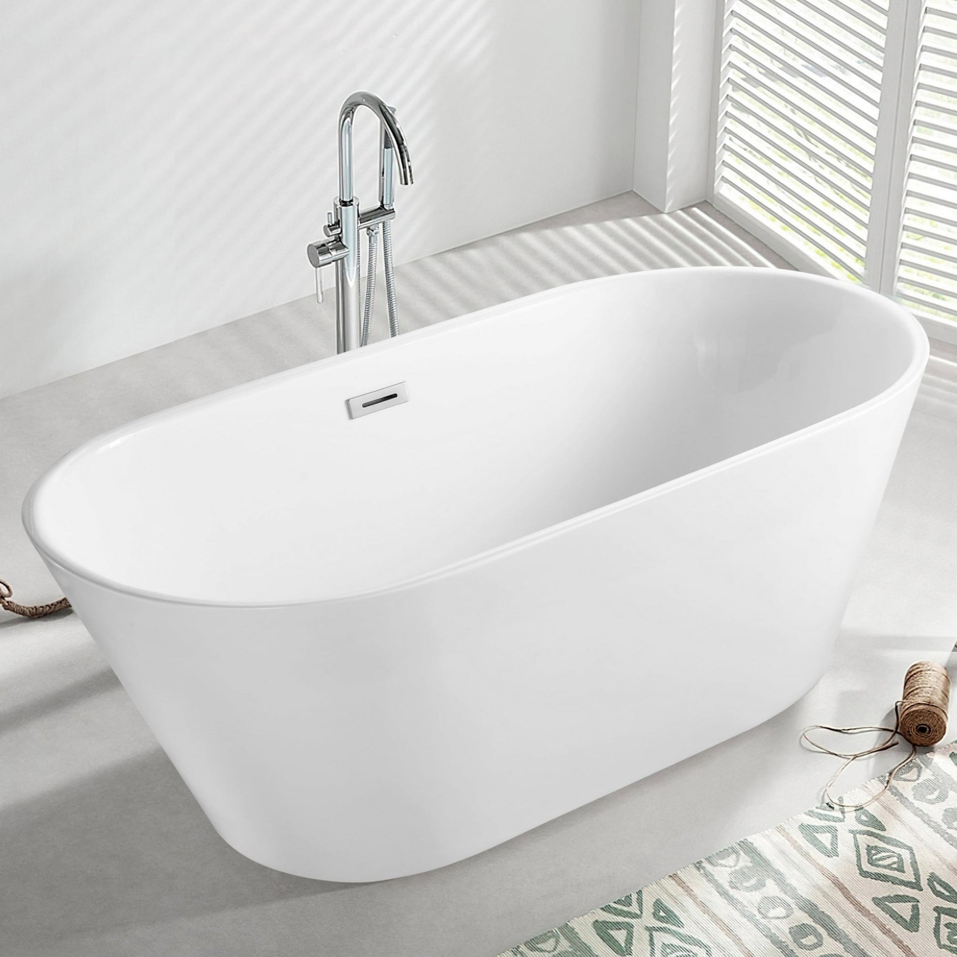 Stand Alone Tub near me Trish 59 Inch Freestanding Tub Ethan Roth