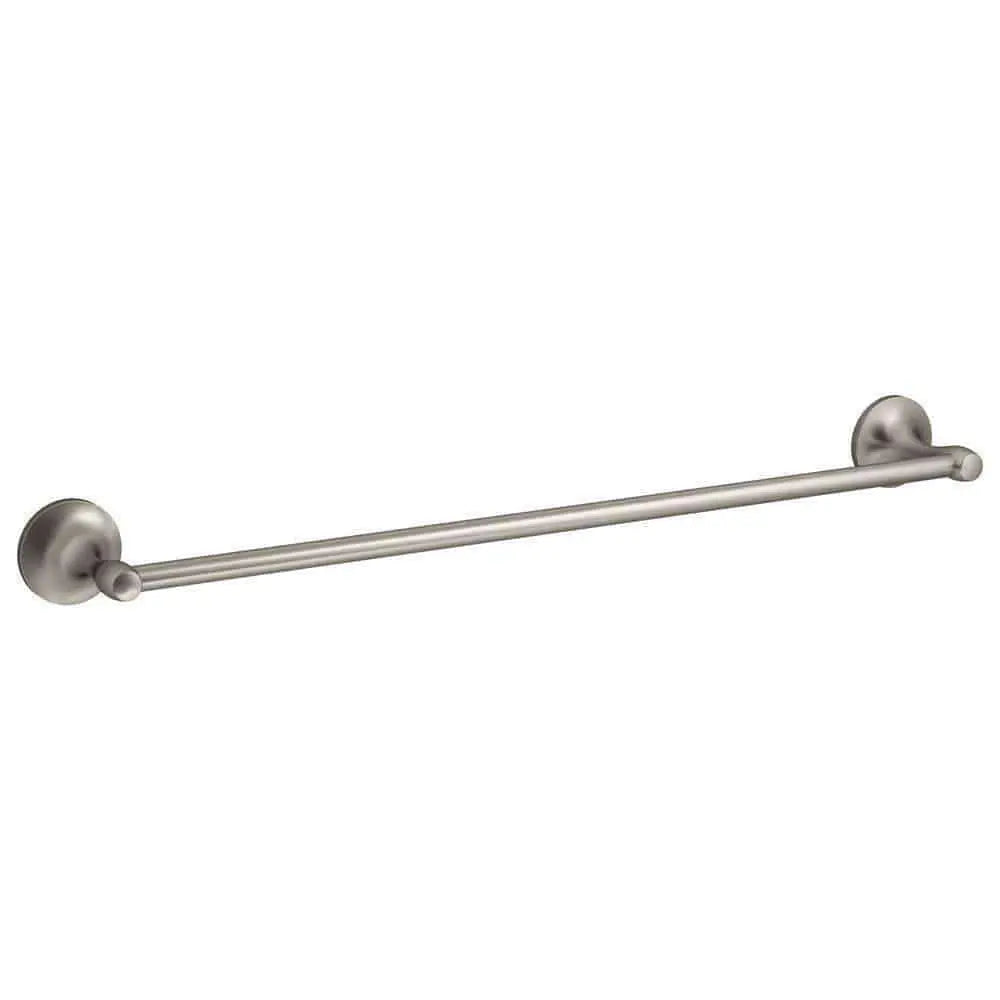 2 Pack KOHLER Willamette 24 in. Towel Bar in Brushed Nickel Vibrant Brushed Nickel R99801-BN KOHLER