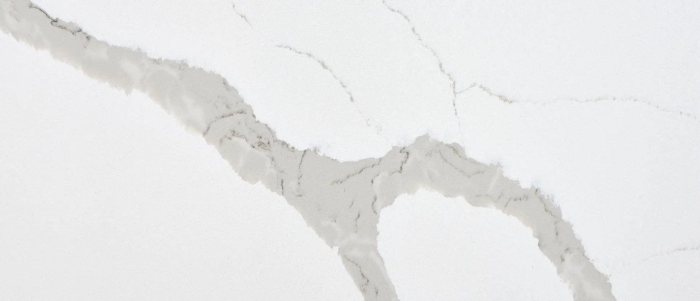 43" Calacatta White Quartz Top - add on Renovate for Less Outlet