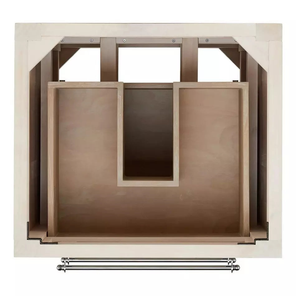 24" Maysville Vanity Base in Whitewashed Pine -All Wood- Signature Hardware