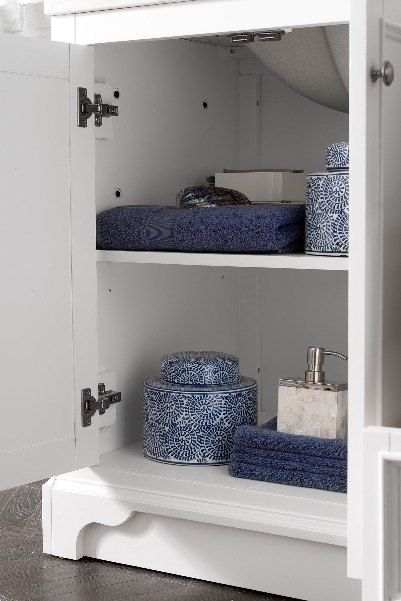 Bathroom Vanities Outlet Atlanta Renovate for LessDe Soto 72" Double Vanity, Bright White w/ 3 CM Eternal Marfil Quartz Top