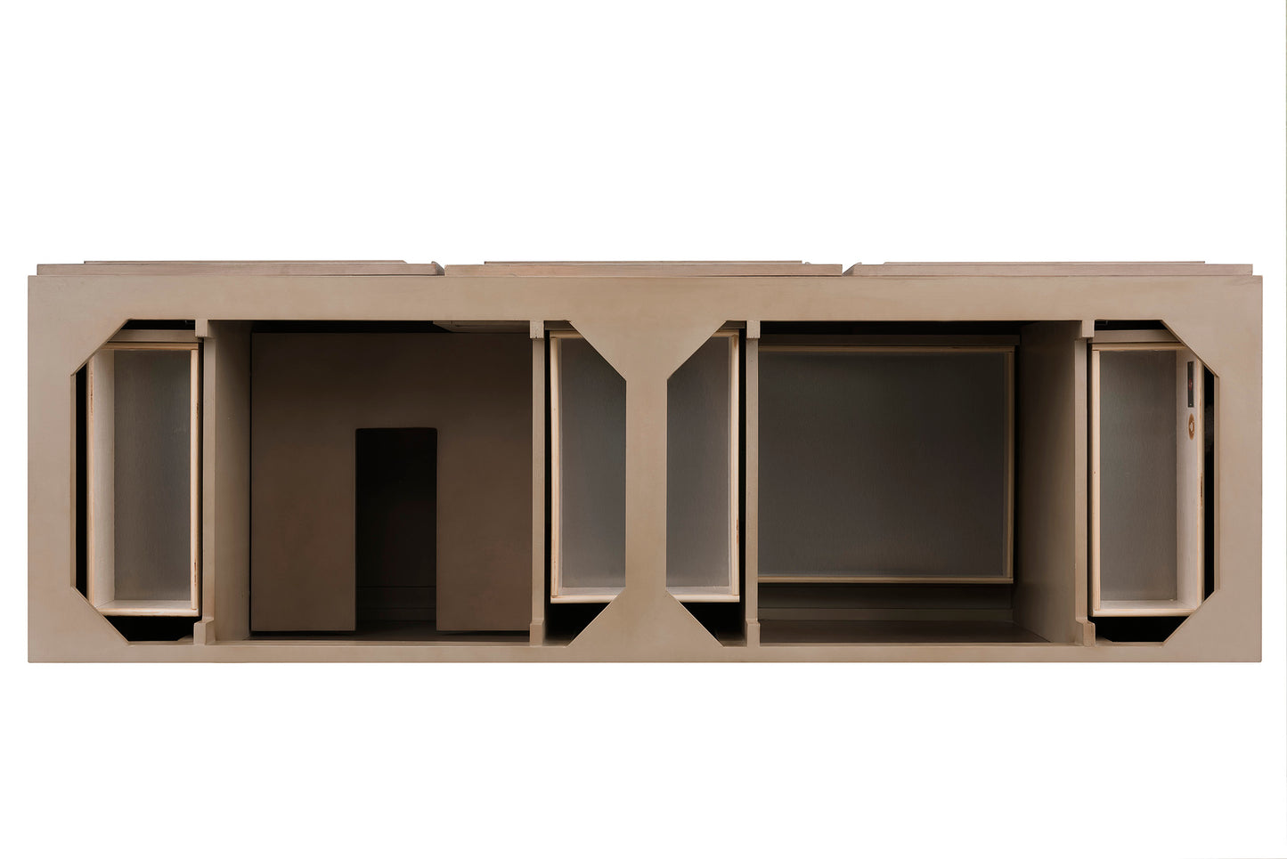 Bathroom Vanities Outlet Atlanta Renovate for LessPortland 72" Double Vanity Whitewashed Walnut