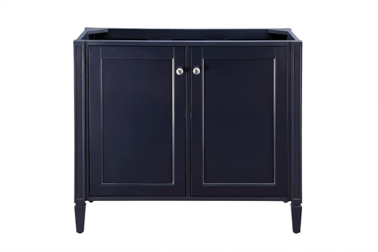 Britannia 39.5" Single Vanity Cabinet, Navy Blue James Martin
