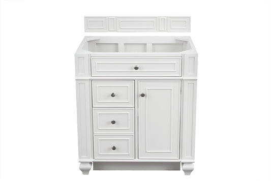 Bristol 30" Single Vanity, Bright White James Martin Vanities