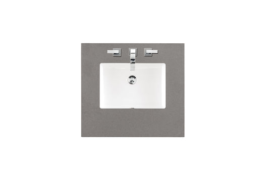 Bathroom Vanities Outlet Atlanta Renovate for Less26" Single Top, 3 CM Grey Expo Quartz w/ Sink