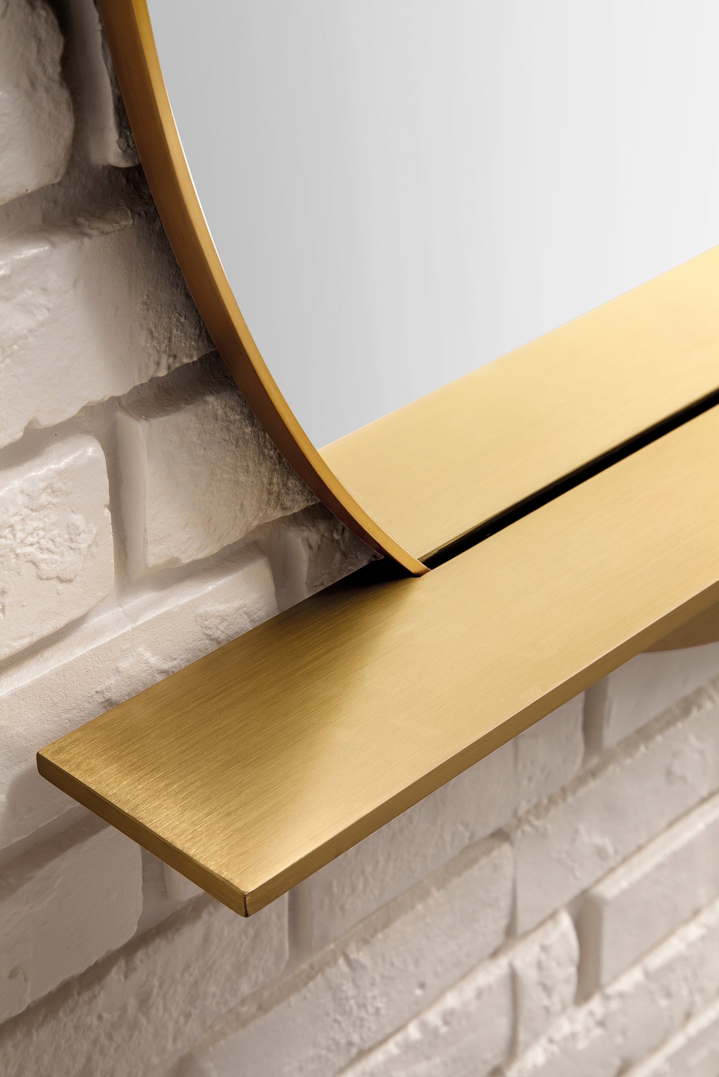 Bathroom Vanities Outlet Atlanta Renovate for LessPlatform 36" Mirror, Radiant Gold