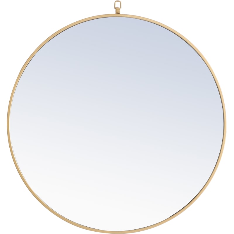 Elegant Decor 32 inch Round Brass Mirror - MR4058BR Elegant Decor