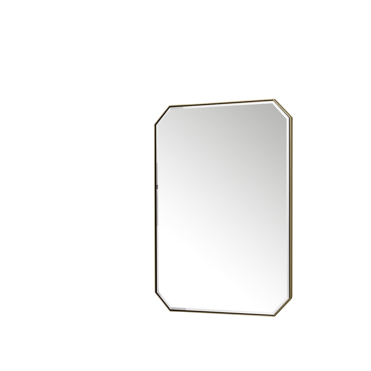 Bathroom Vanities Outlet Atlanta Renovate for LessRohe 30" Octagon Mirror, Champagne Brass