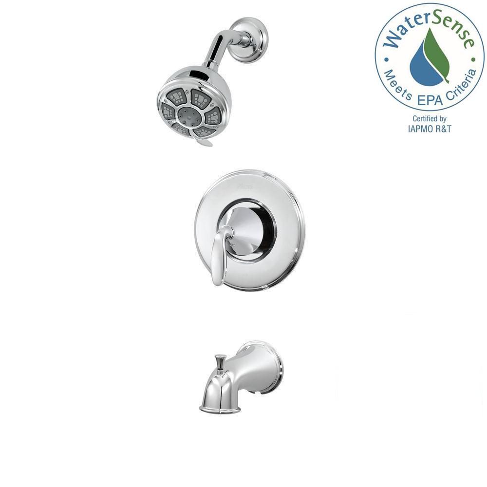 Pfister Pasadena Polished Chrome Single-Handle 3-Spray Tub/Shower Faucet Pfister