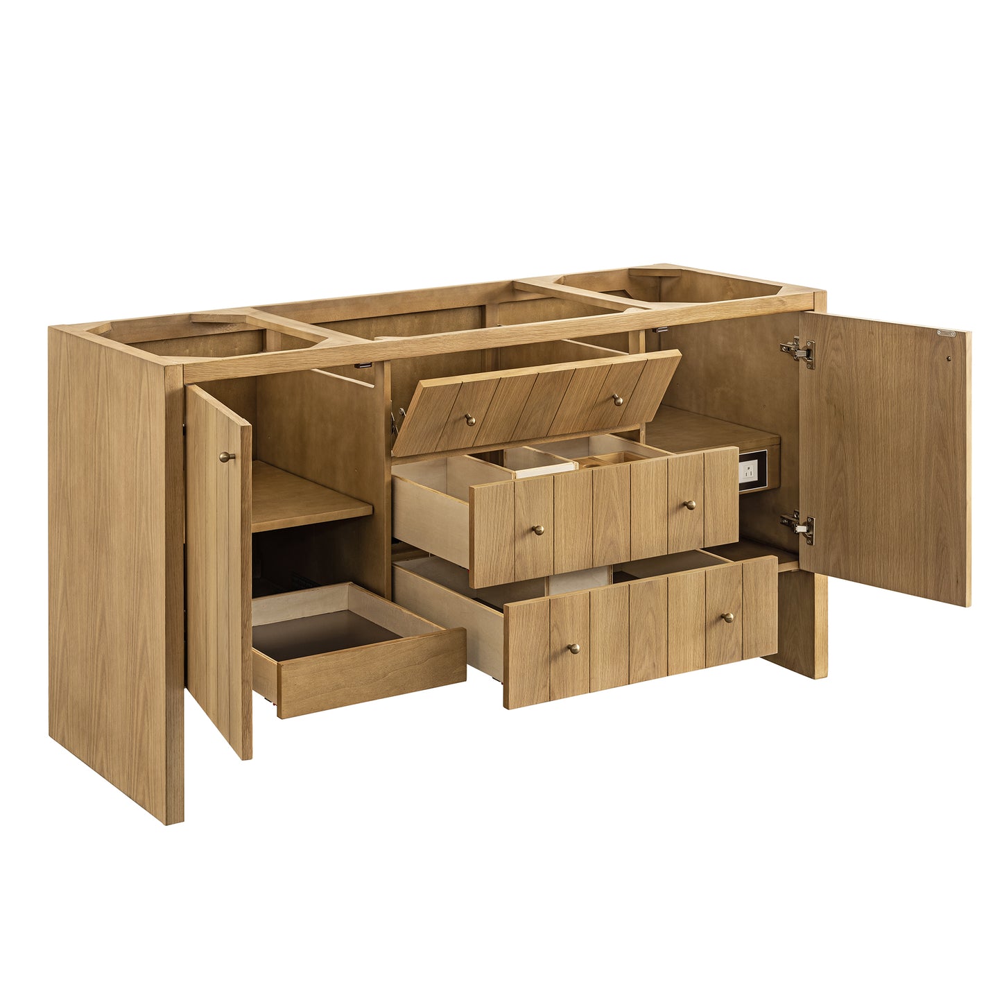 Bathroom Vanities Outlet Atlanta Renovate for LessHudson 60" Single Vanity, Light Natural Oak