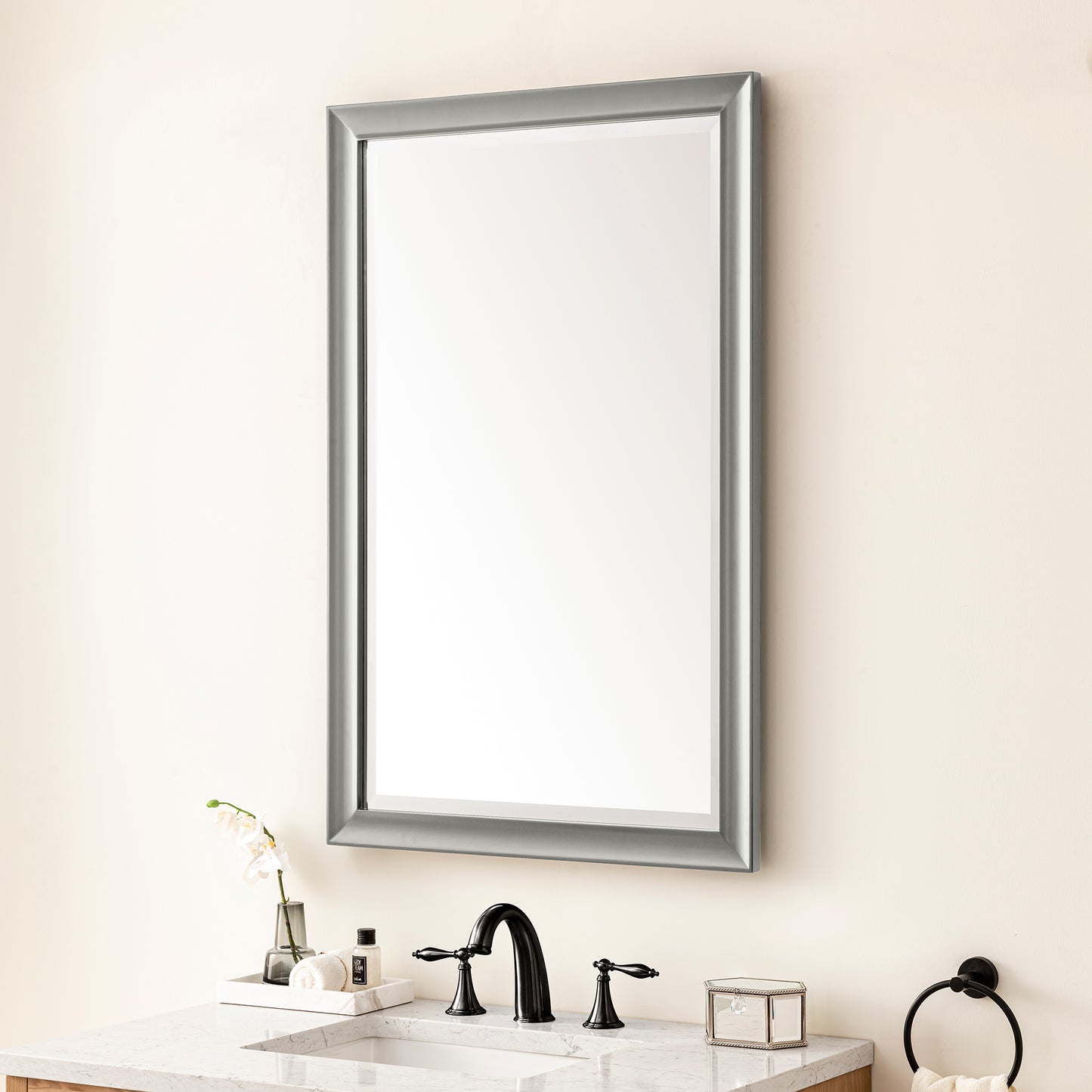 Bathroom Vanities Outlet Atlanta Renovate for LessGlenbrooke 26" Mirror, Urban Gray