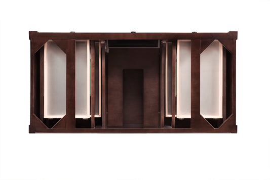 Renovate for Less Atlanta Brittany 48" Single Vanity, Burnished Mahogany, w/ 3 CM Tajnar Eclos Top
