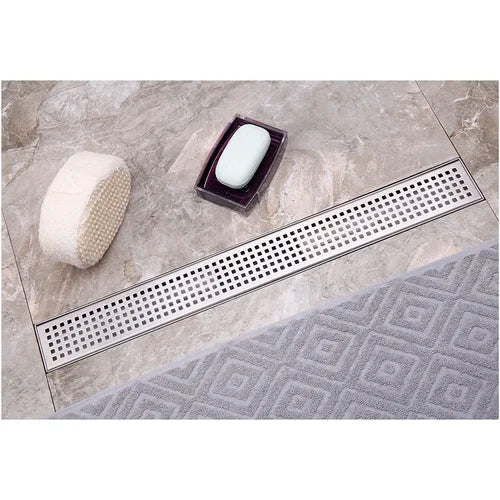 24'' W Linear Grid Shower Drain Neodrain