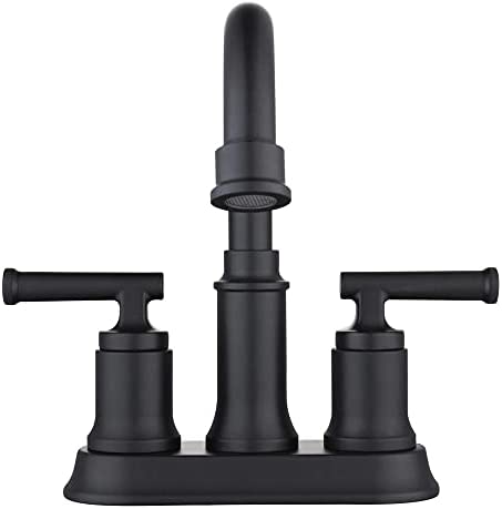 Glacier Bay Oswell 4" Centerset Bath Faucet In Matte Black