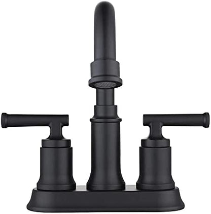 Glacier Bay Oswell 4" Centerset Bath Faucet In Matte Black