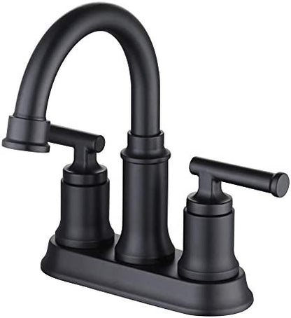 Glacier Bay Oswell 4" Centerset Bath Faucet In Matte Black