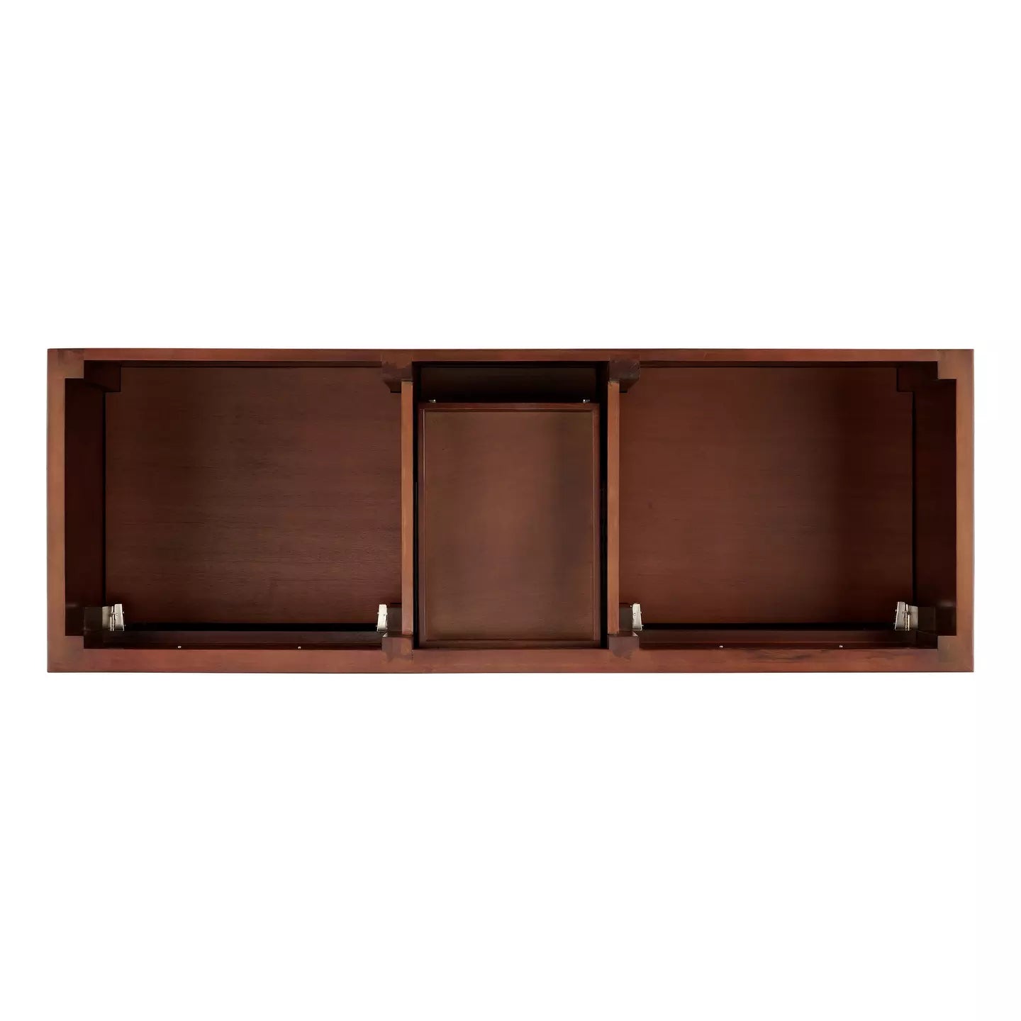 60" Elmdale Double Vanity for Undermount Sinks - Antique Brown Signature Hardware