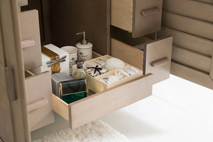 Portland 36" Single Vanity Cabinet, Whitewashed Walnut