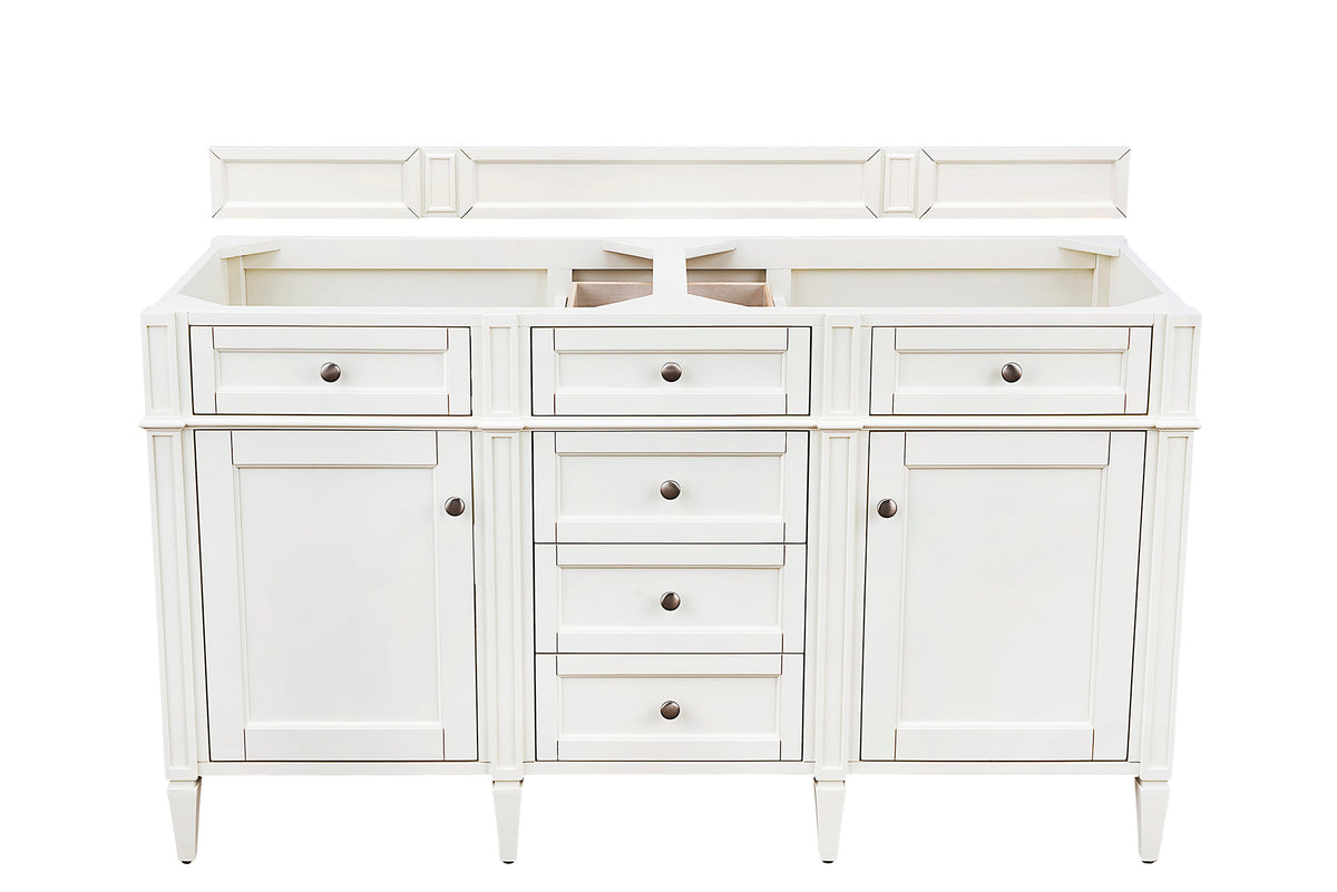 Brittany 60" Double Vanity in Bright White