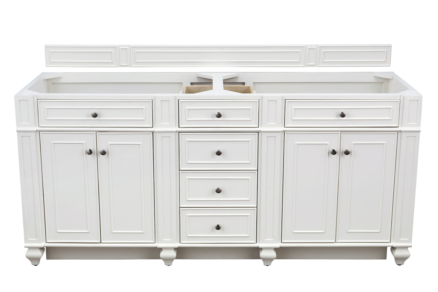 Renovate for Less Atlanta Bristol 72" Double Vanity Cabinet, Bright White