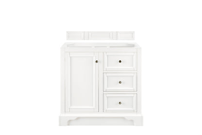 Renovate for Less Atlanta De Soto 36" Single Vanity Cabinet, Bright White