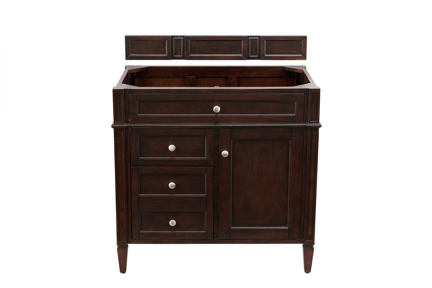 Renovate for Less Atlanta Brittany 36" Single Vanity Cabinet, Burnished Mahogany
